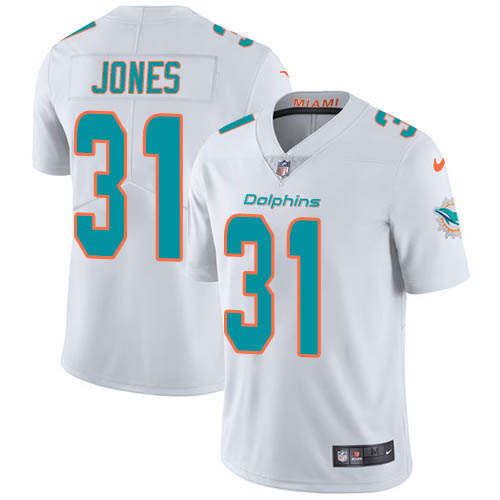 Nike Miami Dolphins #31 Byron Jones White Youth Stitched NFL Vapor Untouchable Limited Jersey